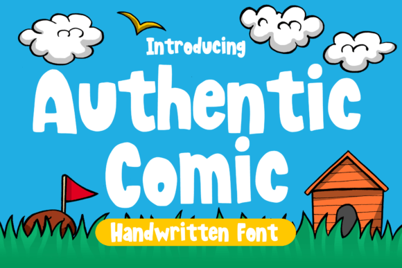 Authentic Comic: A Playful Display Font for Bold Designs