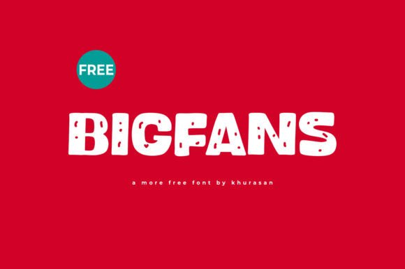 Bigfans: A Modern Display Font for Bold Design