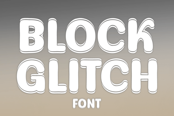 Block Glitch: A Modern Display Font for Creative Projects