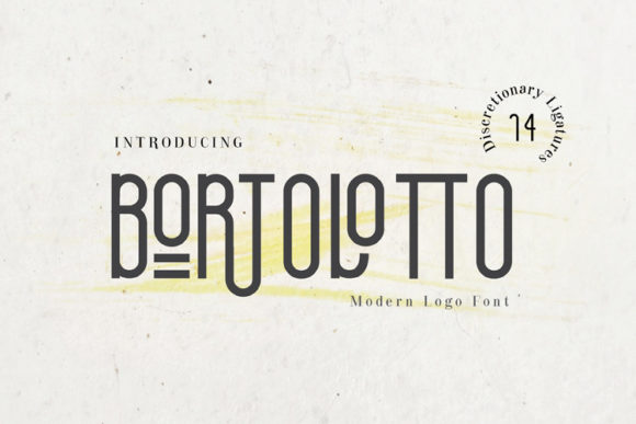 Bortolotto: A Modern Display Font for Creative Projects