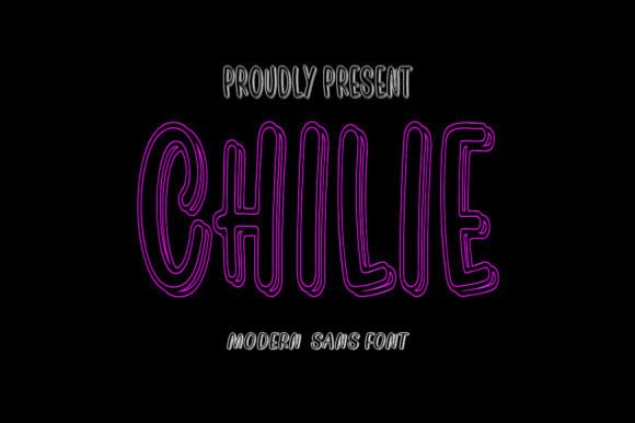 Chilie: A Playful Display Font with Modern Nostalgia
