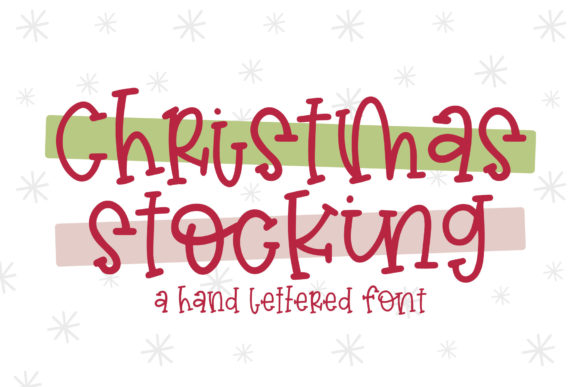 Christmas Stocking: A Charming Display Typeface for Festive Designs