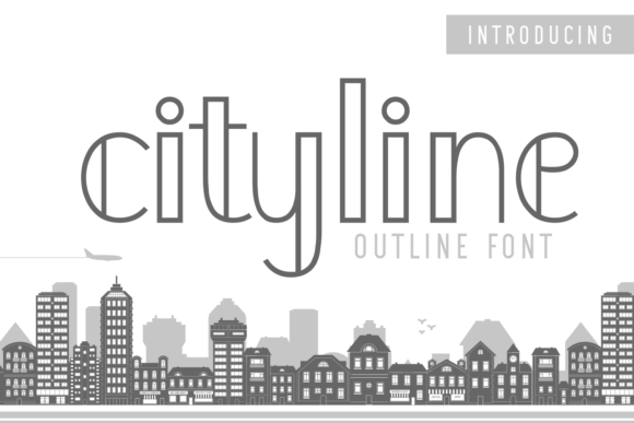 Cityline: A Modern Display Font for Creative Projects