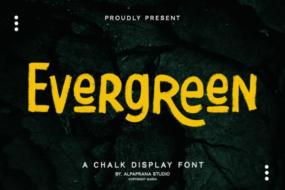 Evergreen: A Modern Display Font for Creative Projects