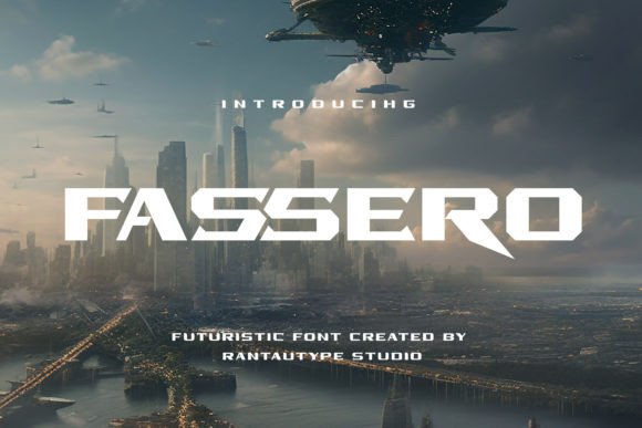 Fassero: A Futuristic Display Font for Bold Creations