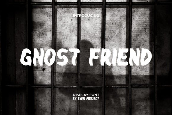 Ghost Friend: A Playfully Spooky Display Typeface