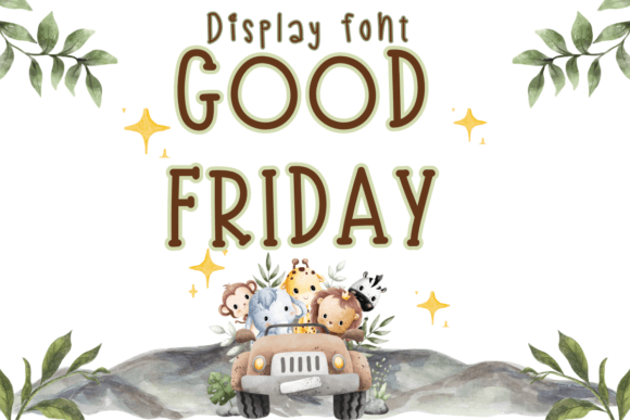 Good Friday: A Versatile Display Font for Creative Projects