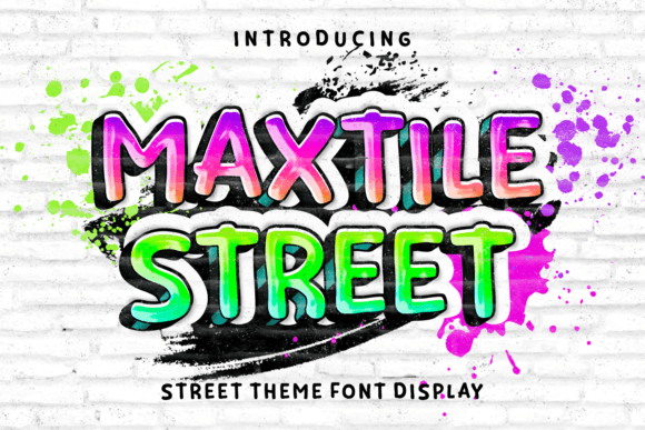 Maxtile Street: Bold Urban Typography for Modern Design