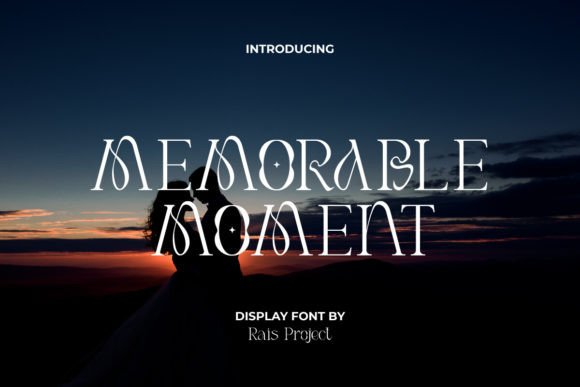 Memorable Moment: A Font That Captures Elegance and Style