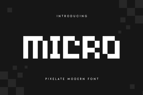 Micro: A Whimsical Display Font for Magical Design Projects