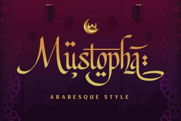 Mustopha: An Elegant Arabic-Inspired Display Font