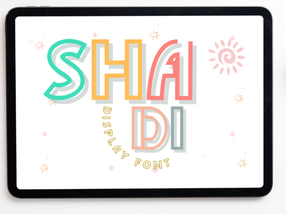 Shadi: A Fun and Playful Display Font for Creative Projects