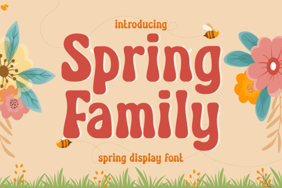 Spring Family: A Playful Font for Creative Projects