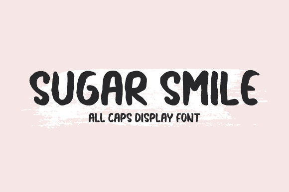 Sugar Smile: A Playful Display Typeface