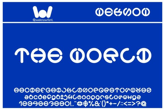 The World: A Modern Font for Creative Projects